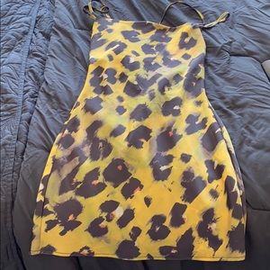 Asos leopard print dress